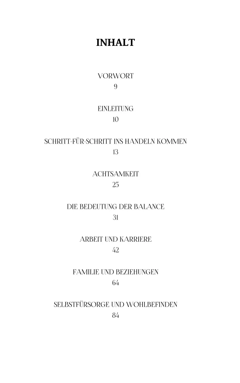 Leseprobe aus dem Buch Mehr Leben und Balance