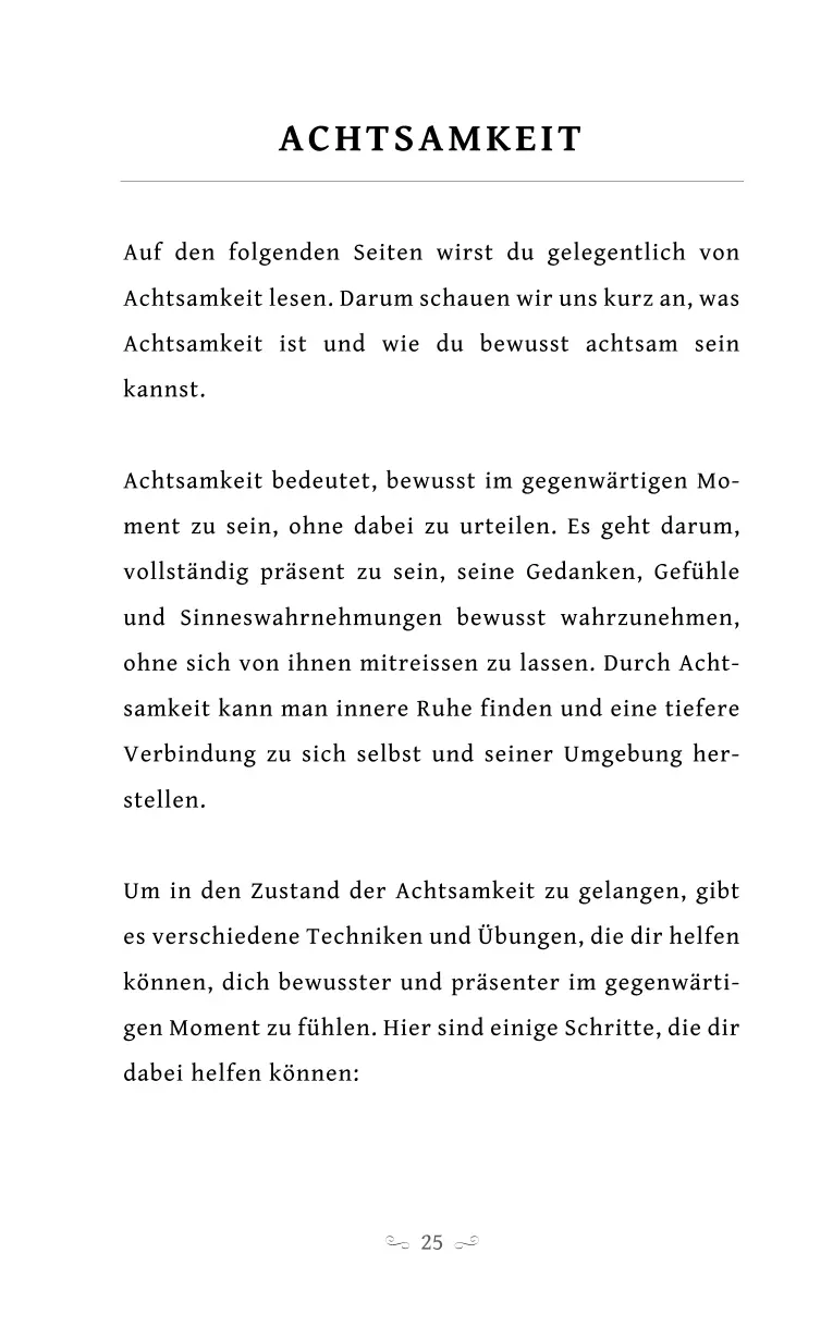 Leseprobe aus dem Buch Mehr Leben und Balance